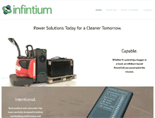 Tablet Screenshot of infintium.com